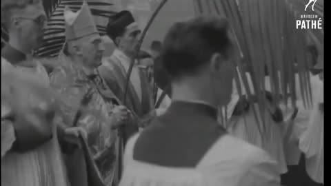 Procissão de Domingo de Ramos em Londres (1942)
