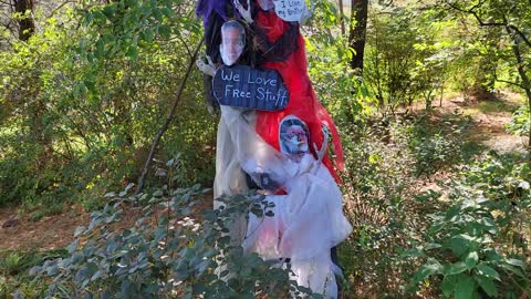 Funny Halloween Display Biden Pennsylvania Bucks County