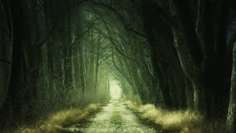 Forest Grim Dark Nature Fog Tress Mystical
