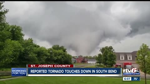 June 24, 2020 - A Look at Damage From Yesterday's Tornado in South Bend