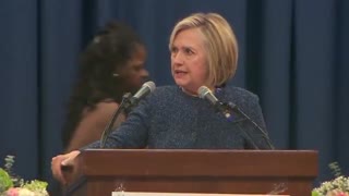 Clinton: 'Racist and white supremacist views are lifted up in the media and the White House'