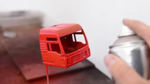 Spray Paint The Toy Car Twice