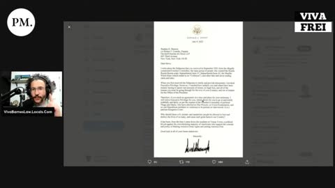 EXCLUSIVE: Viva Frei dives into the letter sent by former president Donald Trump to Steve Bannon which waived his executive privilege and allowed him to testify in front of the committee