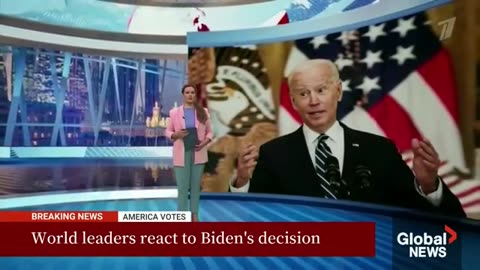 World reacting to Biden stepping down from us presidential race