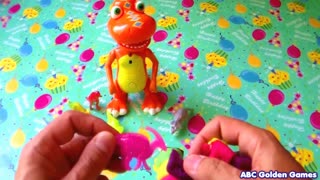Dinosaur Eggs Play Dough Unwrapping for Kids