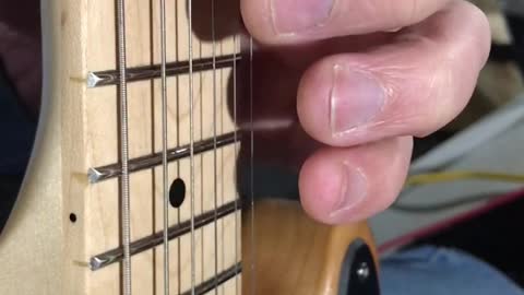 Slide Finger from Root up to 5 half steps