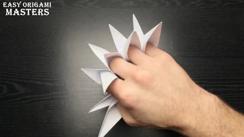 How to make dragon claws out of paper/ Origami dragon claws
