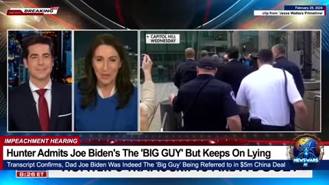 Hunter Admits Joe Biden's The 'BIG GUY' But Keeps On Lying