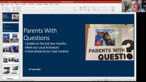 Adam Gibson from Parents With Questions - Live Webinar from April 25