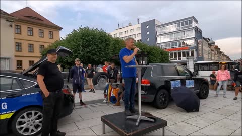 KARSTEN HILSE, MdB, AfD - 80. MAHNWACHE - BAUTZEN, Kornmarkt, 15 08 2022