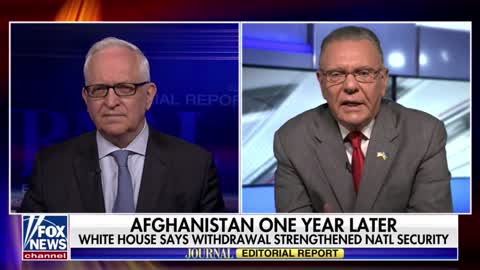 Gen. Jack Keane on whether US security is stronger or weaker 1 year after withdrawing from Afghanistan