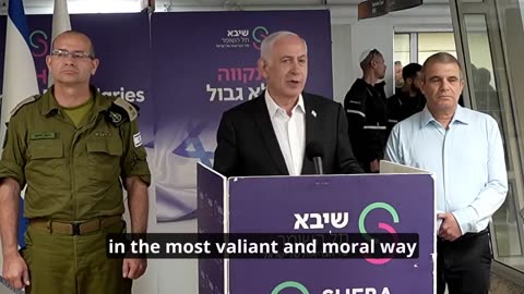 Declaraciones de Netanyahu tras el rescate de los 4 rehenes del cautiverio de Gaza