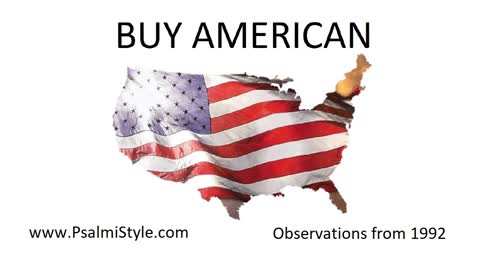 Memorial Day Buy American Observations from 1992