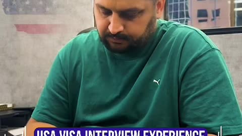Curious about the USA Visa interview process? 🇺🇸 Hear firsthand from our client