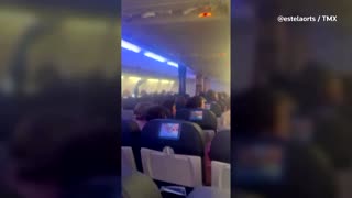 Plane hits severe turbulence in Spanish storm