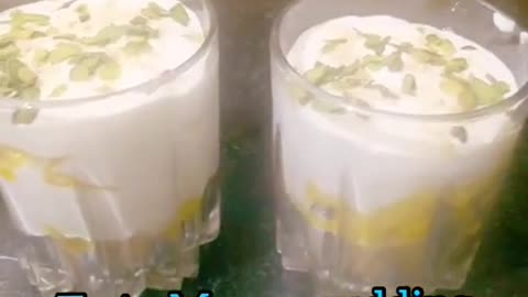 Mango Pudding- Mango dessert recipes Indian