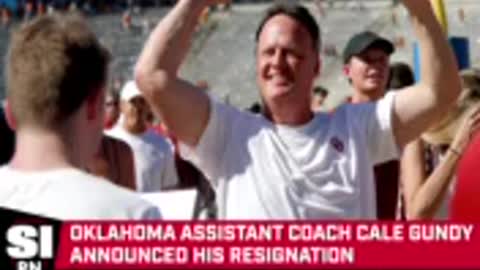 Oklahoma Assistant Coach Cale Gundy Announced His Resignation