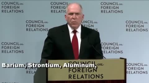 John Brennan while CIA Director ChemTrails, S.A.I..