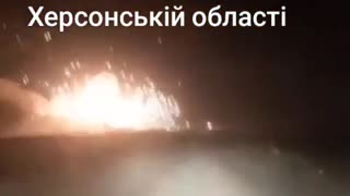 🇷🇺 Russia Ukraine War | Ukrainian Soldier Films Detonation of Ammunition Depot in Kiselevka, K | RCF