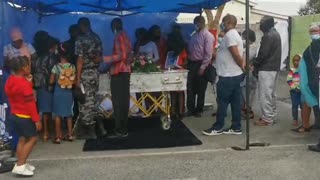 Tears and anger at Elene’s funeral