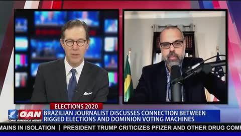Brazillian journalist discusses connections between rigged elections and dominion voting machines