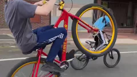 Wheelie on a Bicycle but with some Spice!