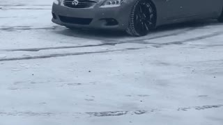 G37 in the snow