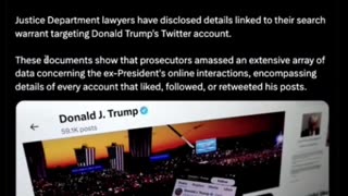 BOMBSHELL REPORT | DOJ Targeting People That Liked, Shared, and Followed Trump on Twitter