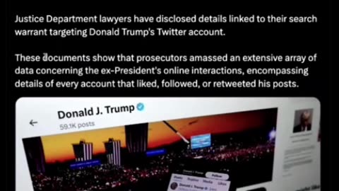 BOMBSHELL REPORT | DOJ Targeting People That Liked, Shared, and Followed Trump on Twitter