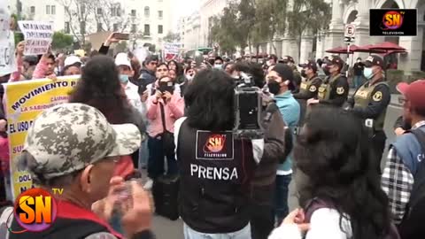 Manifestaciones masivas en Perú contra las medidas sanitarias de la plandemia