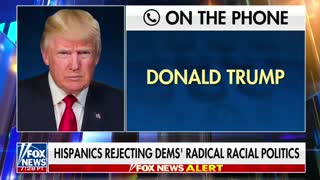 Trump gives his thoughts on why so many Hispanics are rejecting the Democrats