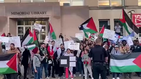 Leftists in Wisconsin Supporting Palestine, Chanting ‘Glory To The Murders’