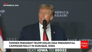 Trump Reads Snake Poem 9/20/2023