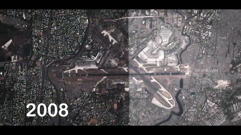 Mumbai Airport Time lapse 2000 - 2022