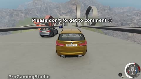 Satisfying car crashing game beamng drive