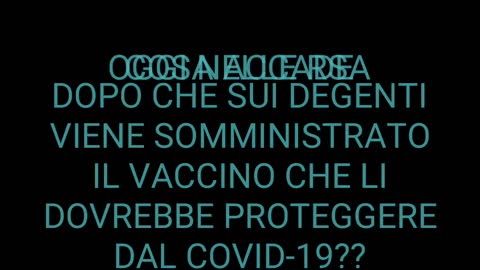 Audio testimonianza, cosa avviene a gennaio 2021 all'interno delle RSA italiane