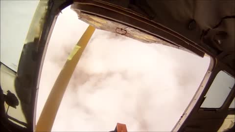 My son's first skydive