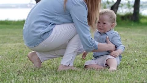 Baby can walk by himself