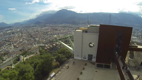 Grenoble cable car france gondolas alpine