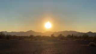 Sunset Quartzite Arizona 11/10/2020