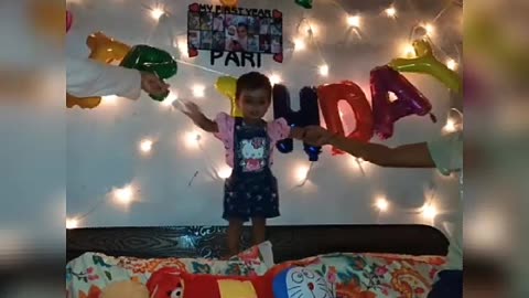 My cute little pari birthday