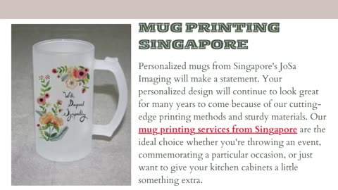 Best Mug Printing Singapore | JoSa Imaging