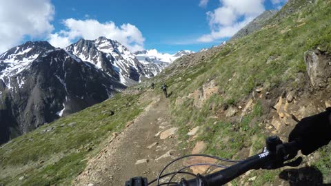 Solden Austria down hill mountain biking