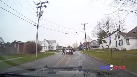 Video Shows Shootout Between Suspect and Police During Traffic Stop in Bucyrus, Ohio