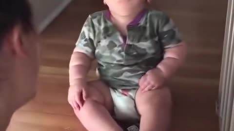 funny baby ..