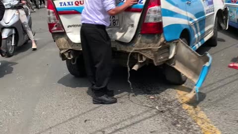 Man Dances in Car After Causing Huge Accident