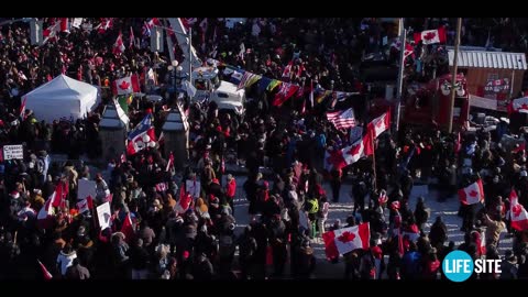Massive yet peaceful crowds in Ottawa supporting truckers, Ottawa declares State of Emergency