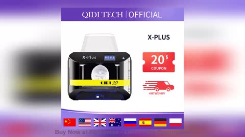 ⚡️ QIDI TECH 3D Printer X-Plus Large Size Intelligent Industrial Grade mpresora 3D WiFi Function