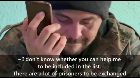 🇺🇦 Ukrainian 🏳️ POW - A captive Ukrainian soldier CALLING HOME