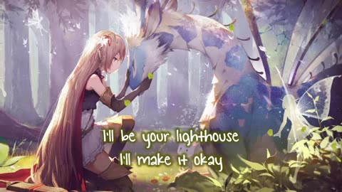 I see your monsters Katie sky song with lyrics in nightcore version